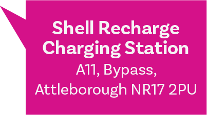 Shell Recharge Charging Station - Attleborough