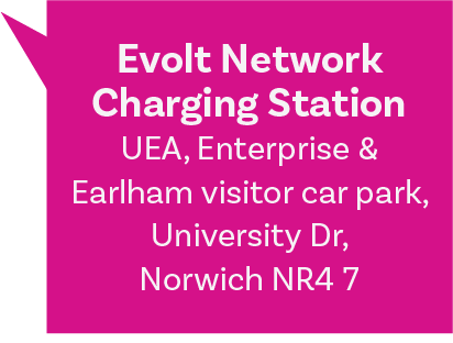 Evolt Network Charging Station - Norwich