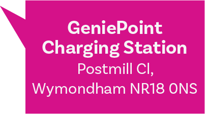 GeniePoint Charging Station - Wymondham